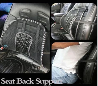 Car Seat Chair Back Cushion – Orthopedic Lumbar Support Cushion for Posture & Comfort